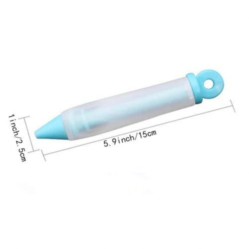 قلم لتزيين الكيك مع 3 رؤوس