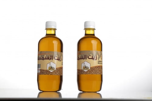 زيت السمسم البلدي من جازان للتر