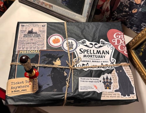 بوكس هدية السحر الاسود "تغليف وكرت