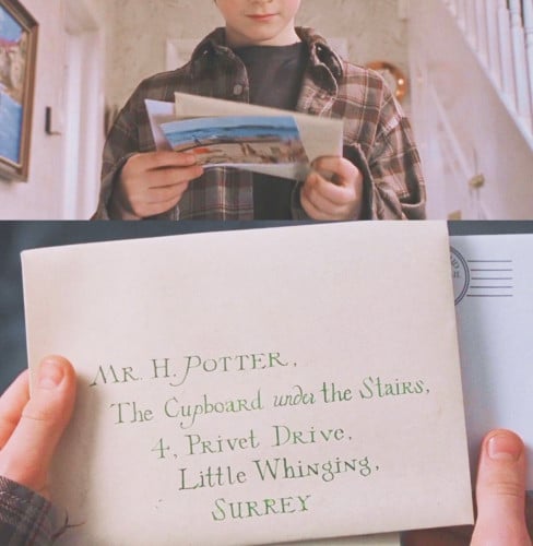 رسالة قبول هوجورتس هاري