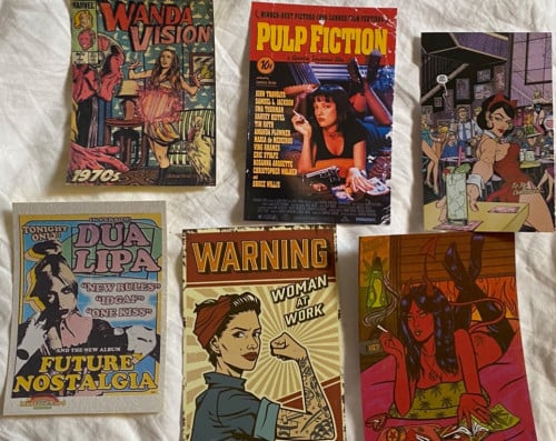 بوسترز جدارية متنوعة عددها 6