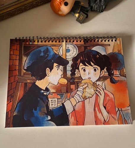 دفتر ستوديو غيبلي حجم A4 همس القلب