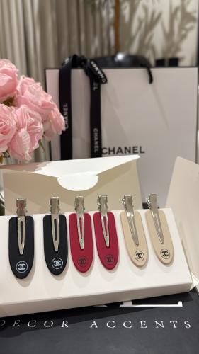 Chanel hair clips