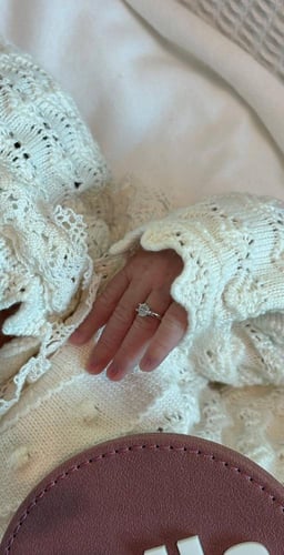 خاتم مواليد فضي