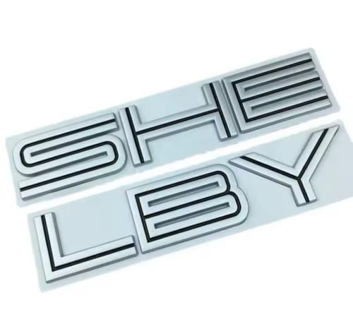 كتابة شلبي معدنية