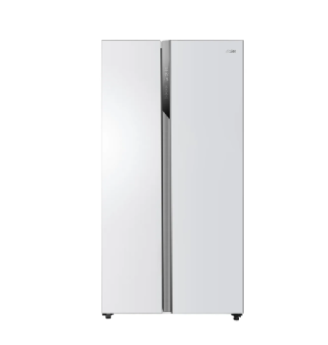 ثلاجة هاير دولابي 17.8 قدم، 504 لتر، إنفرتر ابيض
