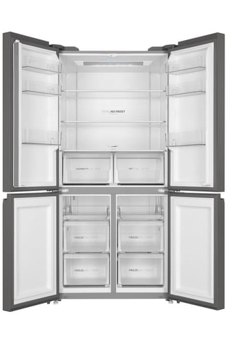 ثلاجة هاير دولابي 20.6 قدم إنفيرتر زجاج أسود