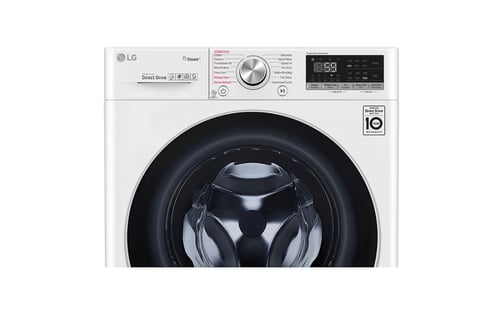 غسالة ملابس اتوماتيك ال جي تعبئة أمامية 8 كجم , تن...