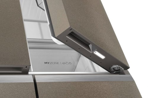 ثلاجة دولابي هاير ، 20.6 قدم مكعب / 585 لتر