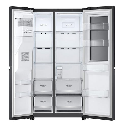 ثلاجة ال جي دولابي 26.7 قدم بلاتيني