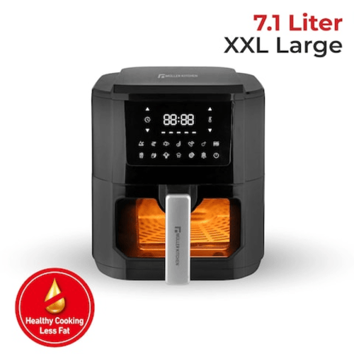 مولر كيتشن مقلاة هوائية رقمية سعة 7.1 لتر 1700 واط...