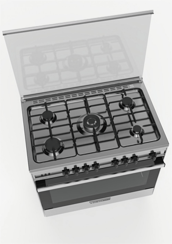 فرن جليم غاز 60*90، (5) عيون غاز، متعدد الوظائف، م...