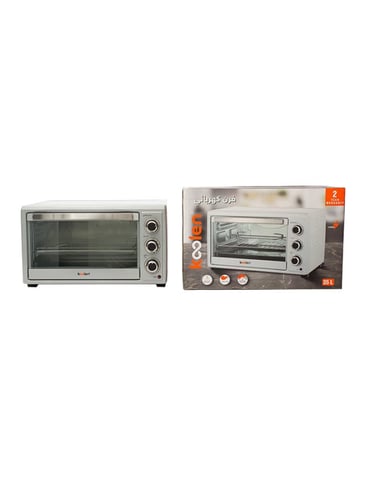 فرن كولين كهربائي 1500 واط 35 لتر – فضي