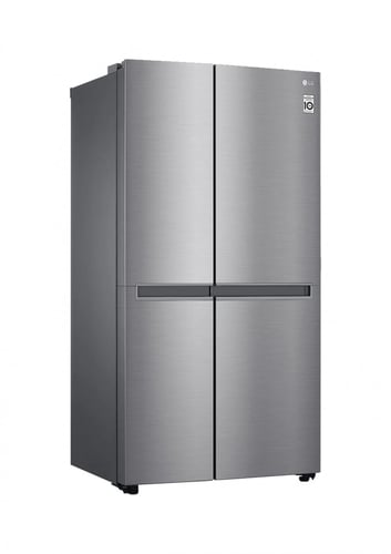 ثلاجة ال جي دولابي 22.8 قدم فضي بلاتيني