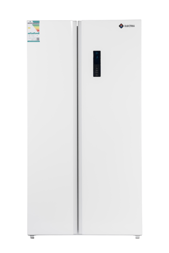 ثلاجة الزاهد 17.2 قدم دولابي زجاج ابيض