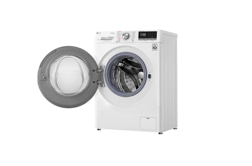 غسالة ملابس اتوماتيك ال جي تعبئة أمامية 8 كجم , تن...