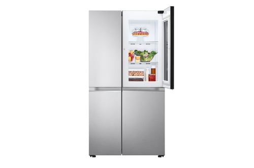 ثلاجة ال جي دولابي 28 قدم 796 لتر فضي