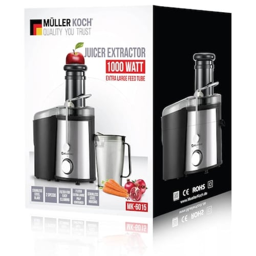 مولر كوخ عصارة فواكه كهربائية، قدرة 1000 واط، سرعت...