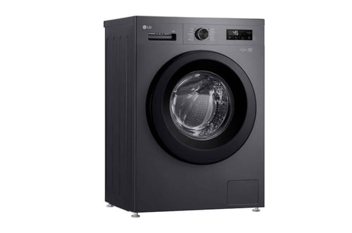 غسالة ال جي اتوماتيك 7 كجم بخار، اسود
