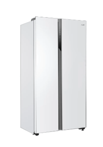 ثلاجة هاير دولابي 17.8 قدم، 504 لتر، إنفرتر ابيض