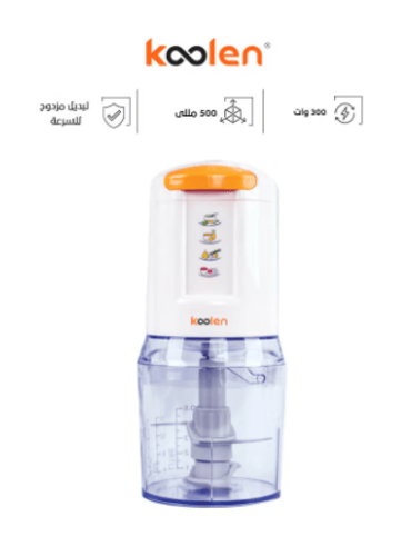 قطاعة خضروات كهربائية كولين 300 وات – أبيض