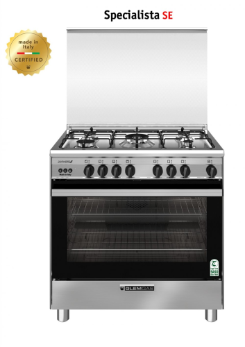 فرن جليم غاز 60*90، (5) عيون غاز، متعدد الوظائف، م...