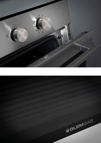 فرن جليم غاز بلت إن غاز 89.7 سم، شواية ، متعدد الو...