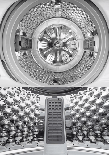 غسالة ال جي علوية 17 كجم لون ابيض