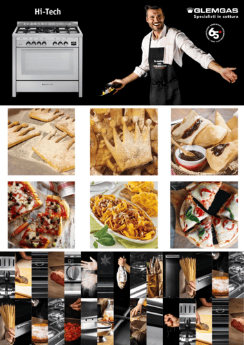 فرن جليم غاز 60*100، (5) عيون غاز، مروحة، مقلاة هو...