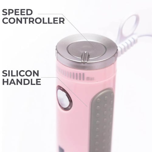 مولر كوخ 4 في 1 خلاط يدوي بقدرة 400 واط لون وردي