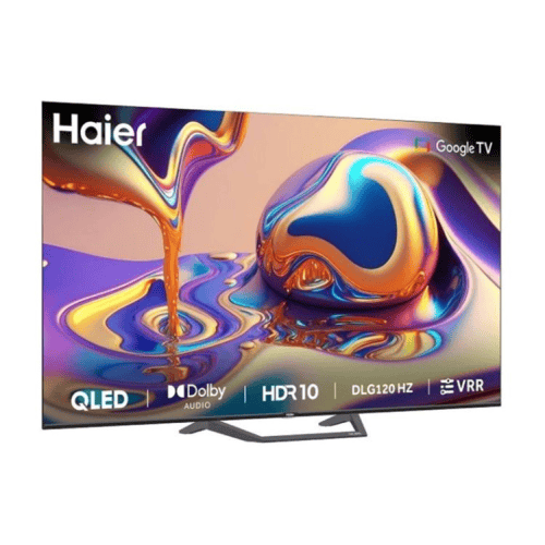 شاشة هاير QLED بوصة 75 سمارت 120 هرتز 4K