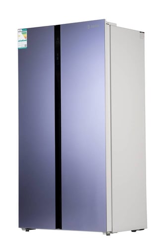 ثلاجة الزاهد 17.2 قدم دولابي بنفسجي معدن