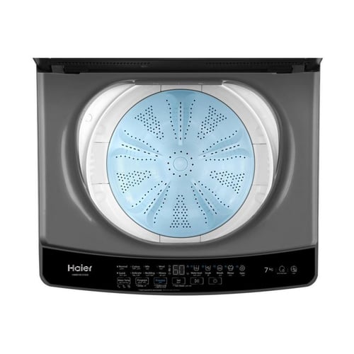 غسالة هاير اتوماتيك علوية 7 كجم 8 برامج فضي