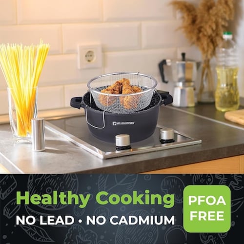 مولر كيتشن قلاية عميقة مع سلة قلي سلكية 26 سم 5.5...