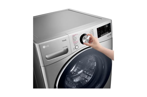 غسالة ال جي اتوماتيك امامية كومبو تنشيف 100% 21 كي...