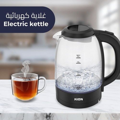 غلاية كيون زجاد 1.7 لتر 2200 واط