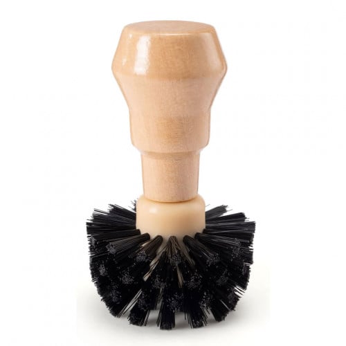 فرشاه بمقبض خشبي لتنظيف البورتافلتر