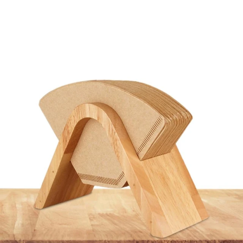 حامل فلاتر قهوه خشبي