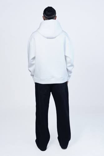 هودي - OVER - أبيض