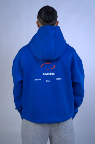 هودي - BY OW - أزرق
