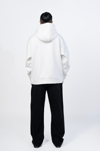 هودي - Simple Hoodie OW - أبيض