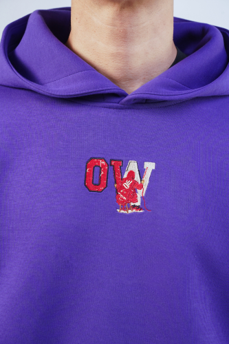 OW HOODIE - بنفسجي