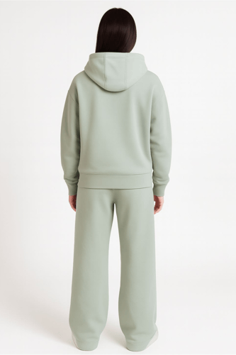 طقم تيفاني Sleeve Art Hoodie - OW