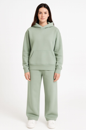 طقم تيفاني Sleeve Art Hoodie - OW