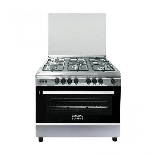 فرن غاز 5 عيون 60×90cm جنرال سوبريم GS9650FS