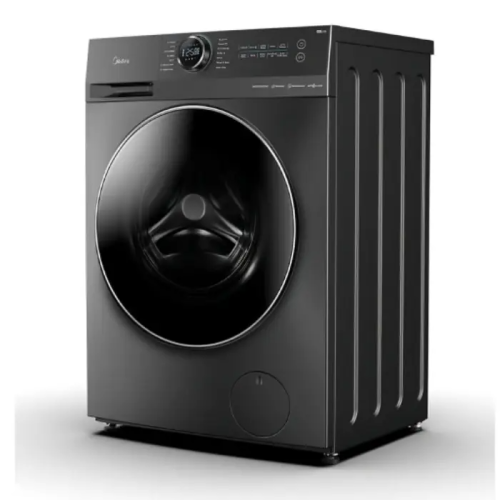 غسالة ميديا 10 كيلو اتوماتيك امامي تنشيف 80% سلفر...