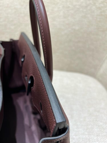 Birkin 25, togo rouge sellier