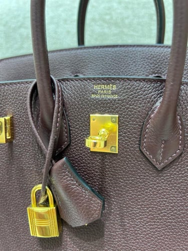 Birkin 25, togo rouge sellier