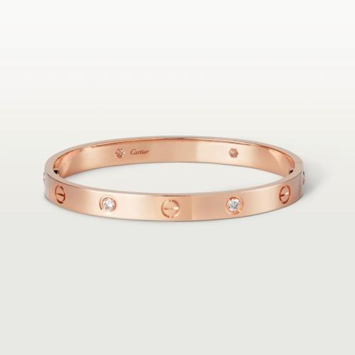 Love bracelet, 4 diamonds