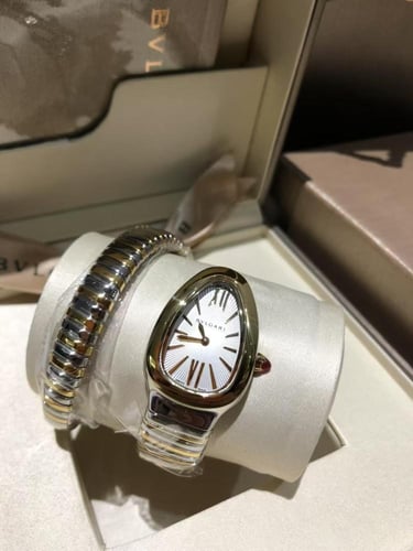 بولقاري سيربنتي ميكس ستيل مطلي ذهب أصفر